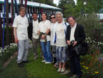Staff and Clients at Chelsea Flower Show